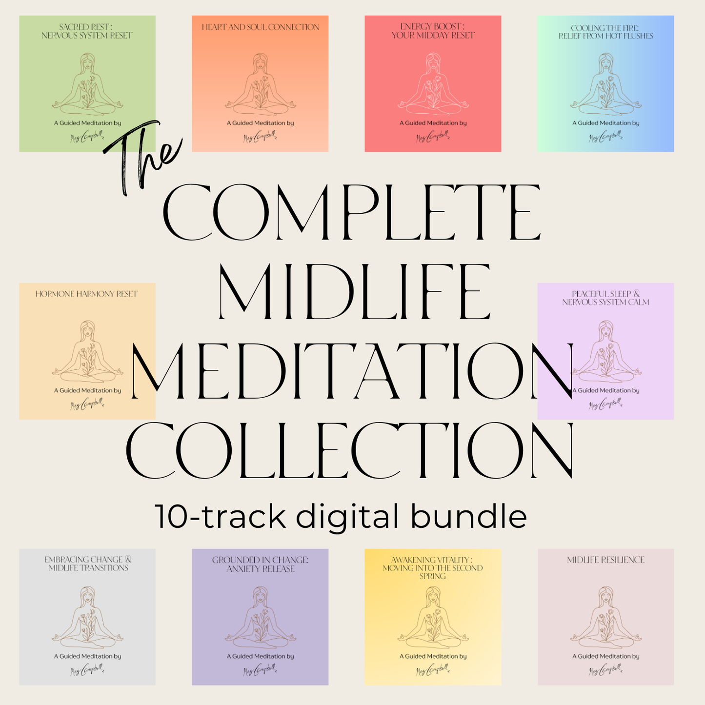The Complete Midlife Meditation Collection – 10-Track Digital Bundle (Digital Audio)
