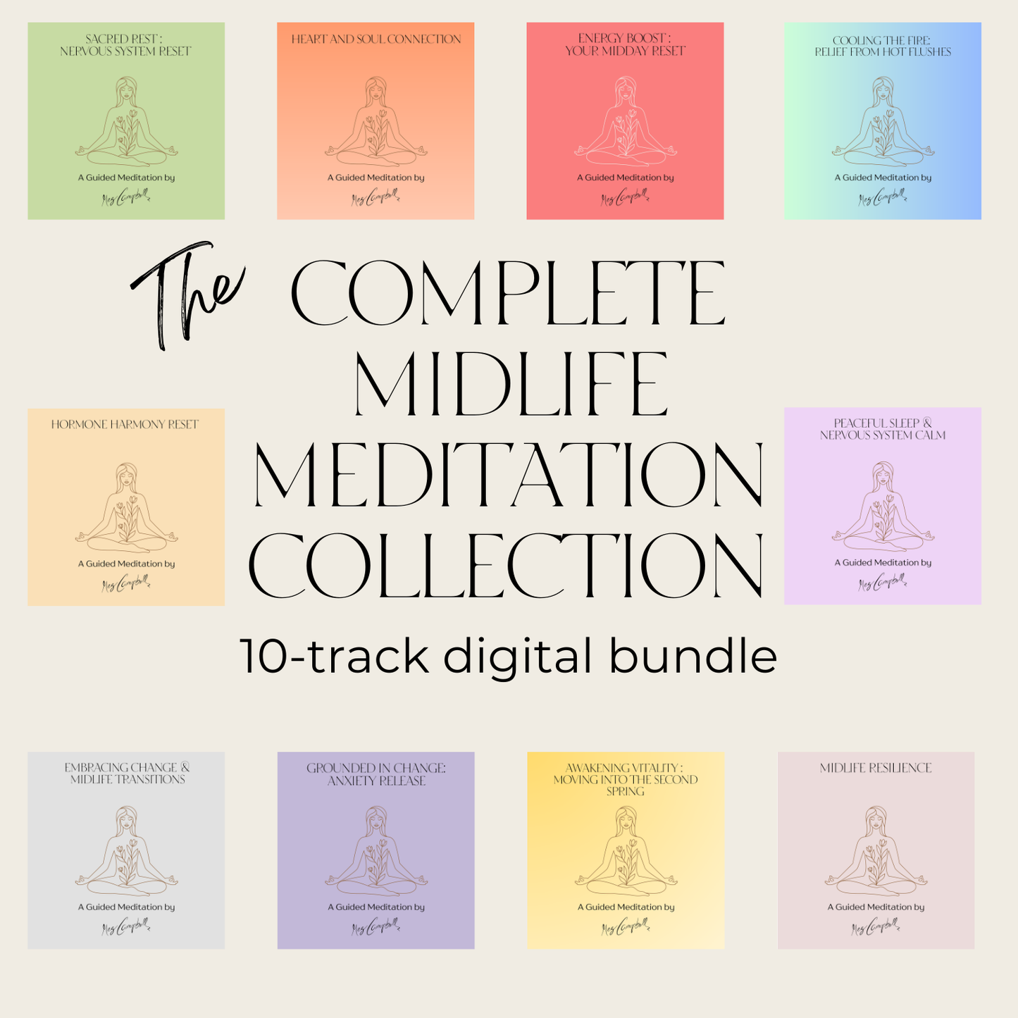 The Complete Midlife Meditation Collection – 10-Track Digital Bundle (Digital Audio)